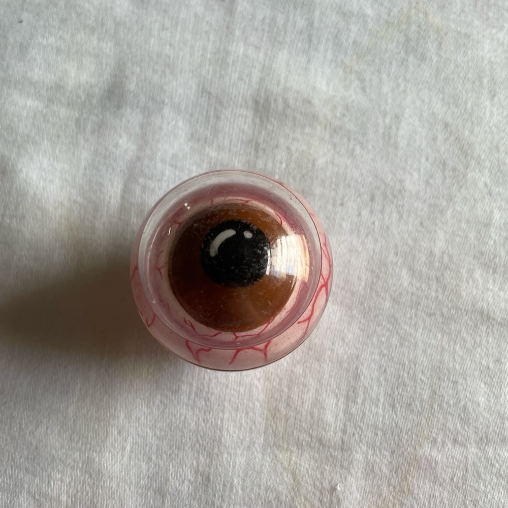 Brown Eyeball  with Pink Veins